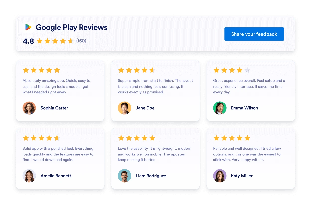 Google Play Reviews